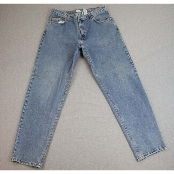 Calvin Klein Jeans Mens Size 34 Blue 100% Cotton Straight Leg Made in USA 90s - Picture 1 of 9